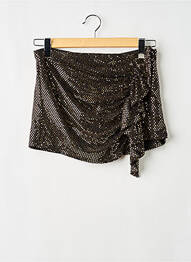 Mini-jupe délavé or ZARA femme