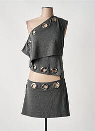 Robe courte sans manche sans manche gris JADED LONDON femme