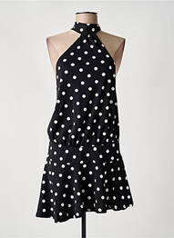 Robe courte coupe évasée fines bretelles noir JADED LONDON femme