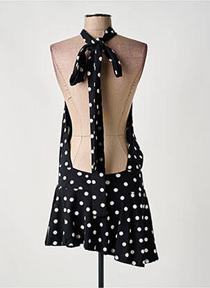 Robe courte coupe évasée fines bretelles noir JADED LONDON femme