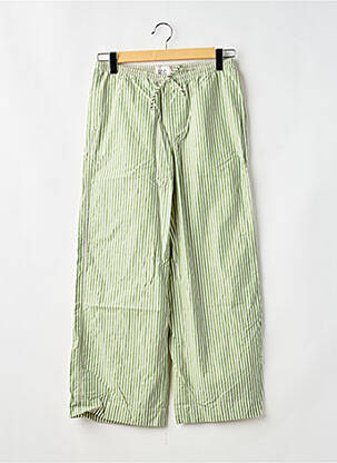 Pantalon droit tissage popeline taille normale vert BDG URBAN OUTFFITERS femme