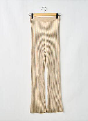 Pantalon flare taille élastique taille normale beige NA-KD femme