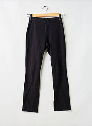 Pantalon slim taille élastique taille normale noir RECC femme