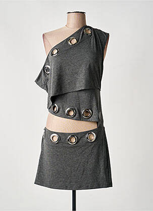 Robe courte sans manche sans manche gris JADED LONDON femme