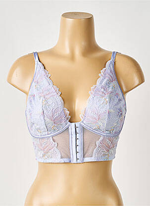 Soutien-gorge effet matière satinée haut soutien-gorge emboitant violet VICTORIA'S SECRET femme