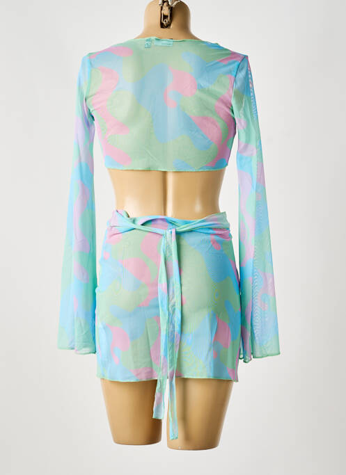 Ensemble jupe coupe cintrée bleu ASOS femme