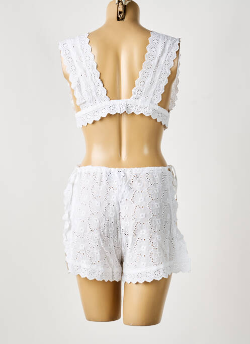 Ensemble short coupe cintrée blanc ASOS femme