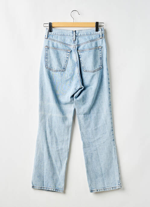 Jeans coupe droite stretch taille normale bleu TOPSHOP femme