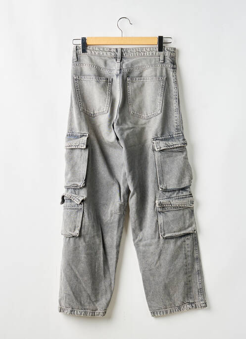 Jeans coupe droite stretch taille normale gris ZARA femme