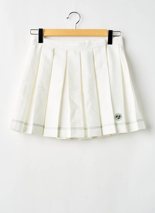 Jupe courte taille normale blanc LACOSTE femme