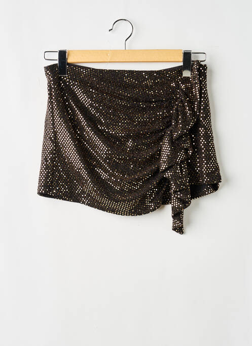 Mini-jupe délavé or ZARA femme