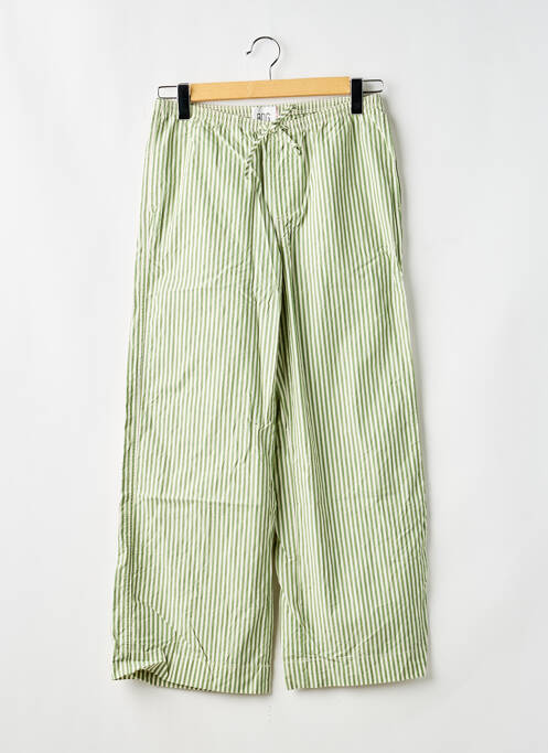 Pantalon droit tissage popeline taille normale vert BDG URBAN OUTFFITERS femme