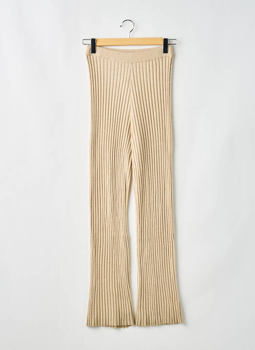 Pantalon flare taille élastique taille normale beige NA-KD femme