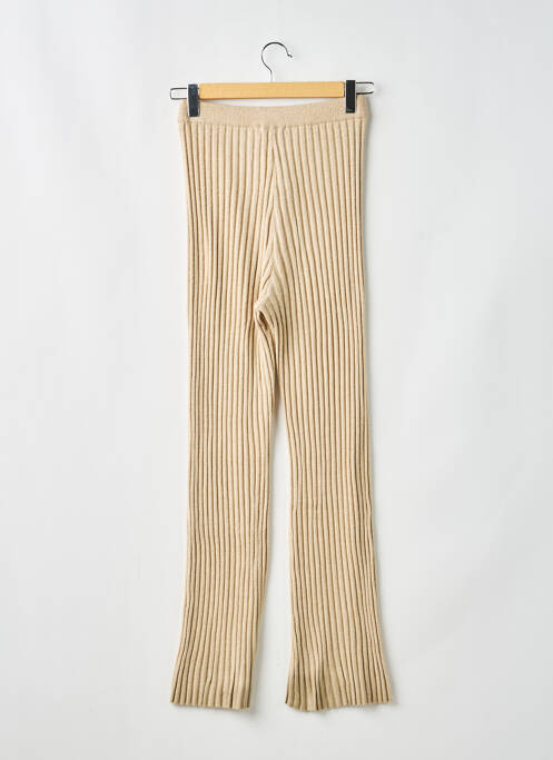 Pantalon flare taille élastique taille normale beige NA-KD femme