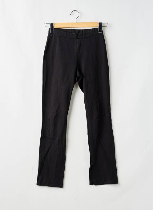 Pantalon slim taille élastique taille normale noir RECC femme