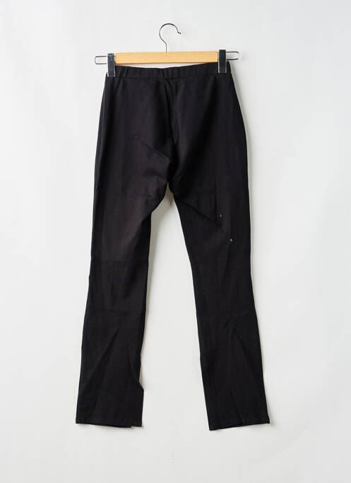 Pantalon slim taille élastique taille normale noir RECC femme