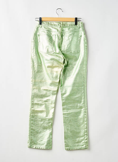 Pantalon slim tissage enduit taille normale vert ASOS femme