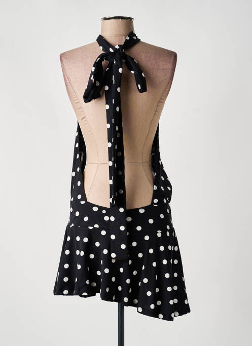 Robe courte coupe évasée fines bretelles noir JADED LONDON femme