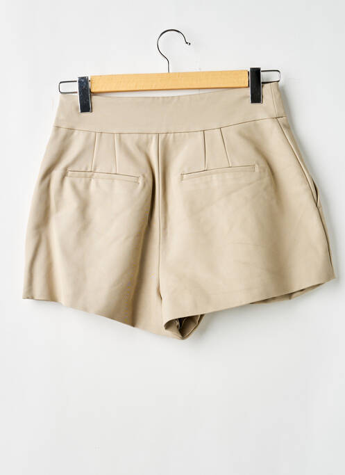 Short taille à pinces taille normale beige MESHKI femme