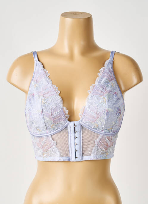 Soutien-gorge effet matière satinée haut soutien-gorge emboitant violet VICTORIA'S SECRET femme