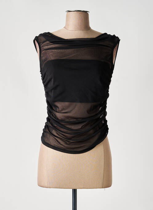 Top stretch sans manche noir ASOS femme