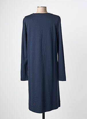 Robe mi-longue manches longues manches longues bleu CECIL femme