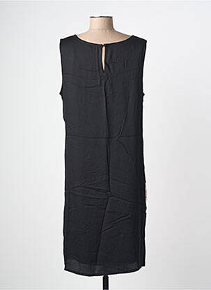 Robe mi-longue imprimé fleurs sans manche noir CREAM femme