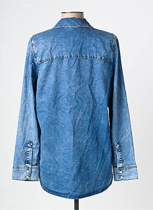 Chemisier coupe droite manches longues bleu STREET ONE femme