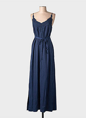 Robe longue bleu CREAM femme