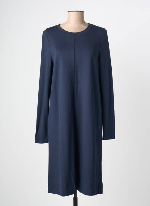 Robe mi-longue manches longues manches longues bleu CECIL femme