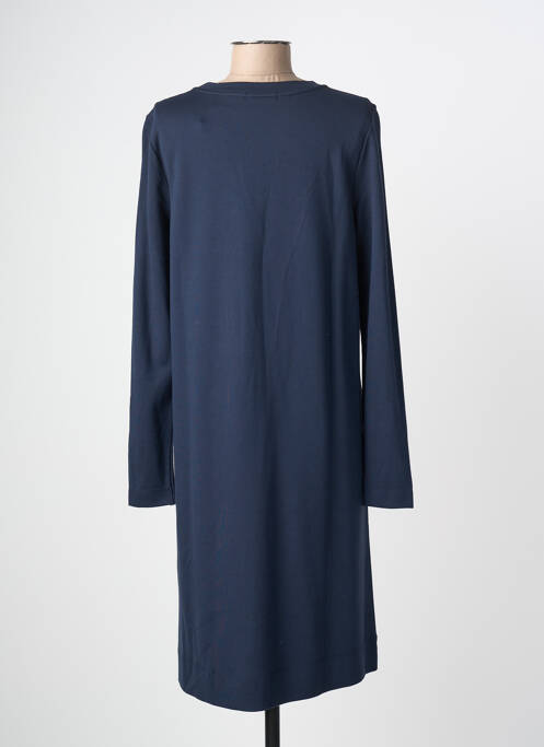 Robe mi-longue manches longues manches longues bleu CECIL femme