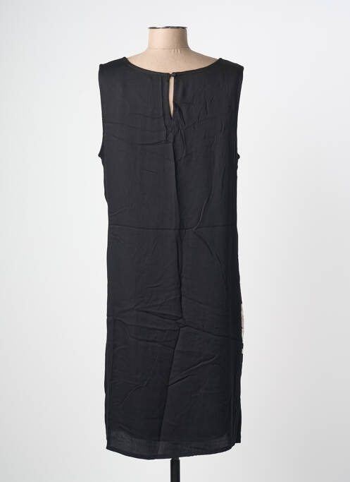 Robe mi-longue imprimé fleurs sans manche noir CREAM femme