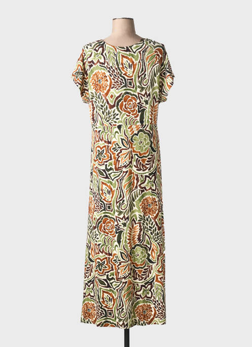 Robe longue vert GEISHA femme