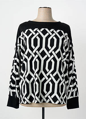 Top stretch manches longues noir STREET ONE femme