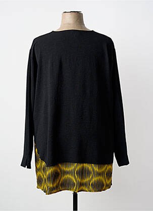 Blouse manches longues manches longues noir FRANCK ANNA femme