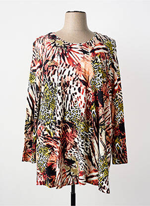 Top noir LEAH CURVE femme