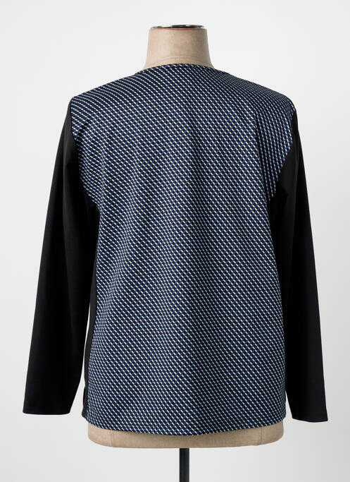 Top stretch manches longues bleu GUY DUBOUIS femme