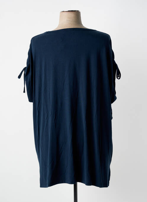 T-shirt coupe droite manches courtes bleu NO SECRET femme