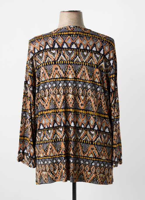 Top tissage jersey manches longues noir KAKIE femme