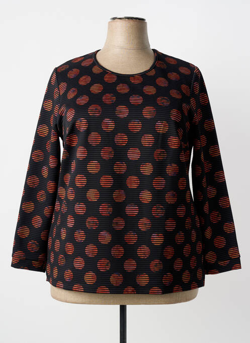 Top stretch manches longues noir GUY DUBOUIS femme
