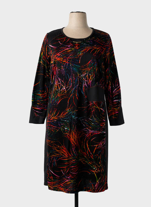 Robe mi-longue noir GUY DUBOUIS femme