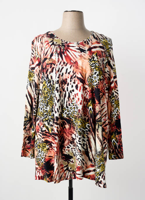 Top noir LEAH CURVE femme