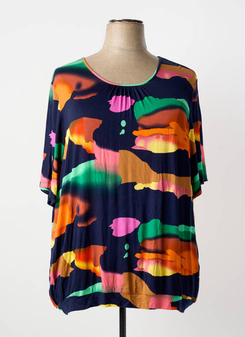 T-shirt bleu GUY DUBOUIS femme