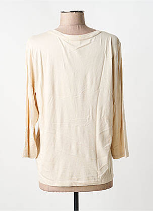 Top stretch manches longues beige CECIL femme