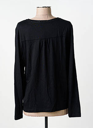 Top tissage jersey manches longues noir CECIL femme
