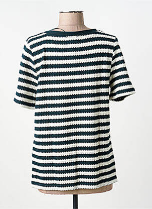 Top stretch manches courtes vert STREET ONE femme