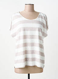 Top stretch manches courtes gris STREET ONE femme