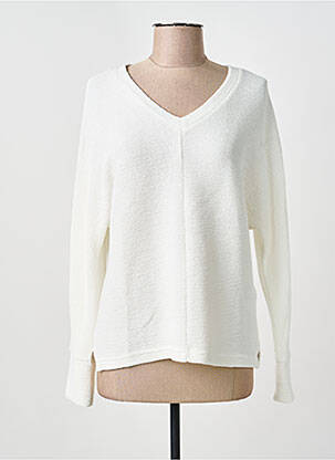 Top stretch manches longues blanc STREET ONE femme