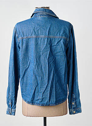 Chemisier coupe cintrée manches longues bleu STREET ONE femme