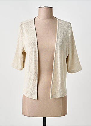 Gilet manches longues manches 3/4 beige STREET ONE femme